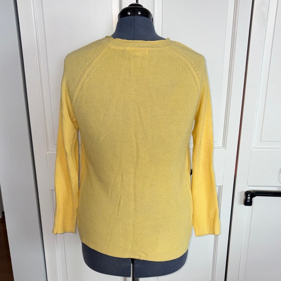 Croft & Barrow Sunny Yellow Sweater - Picture 3 of 3